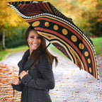 Personalised Aboriginal 50th Birthday Umbrella Indigenous Dot Painting Native Australian Celebration