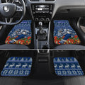 Personalized Geelong Cats Football Christmas Car Mats Australian Football Mascot - Ugly Xmas Pattern Festive