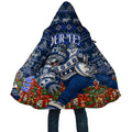 Personalized Geelong Cats Football Christmas Cloak Australian Football Mascot - Ugly Xmas Pattern Festive