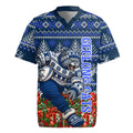 Personalized Geelong Cats Football Christmas Rugby Jersey Australian Football Mascot - Ugly Xmas Pattern Festive