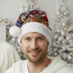 Western Bulldogs Football Christmas Santa Hat Australian Football Mascot - Ugly Xmas Pattern Festive