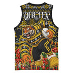 Personalized Richmond Tigers Football Christmas Basketball Jersey Australian Football Mascot - Ugly Xmas Pattern Festive