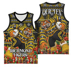 Personalized Richmond Tigers Football Christmas Basketball Jersey Australian Football Mascot - Ugly Xmas Pattern Festive
