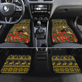Personalized Richmond Tigers Football Christmas Car Mats Australian Football Mascot - Ugly Xmas Pattern Festive