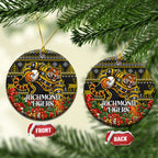 Richmond Tigers Football Christmas Ceramic Ornament Australian Football Mascot - Ugly Xmas Pattern Festive