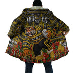 Personalized Richmond Tigers Football Christmas Cloak Australian Football Mascot - Ugly Xmas Pattern Festive