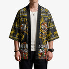 Personalized Richmond Tigers Football Christmas Kimono Australian Football Mascot - Ugly Xmas Pattern Festive