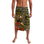Personalized Richmond Tigers Football Christmas Lavalava Australian Football Mascot - Ugly Xmas Pattern Festive