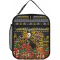 Personalized Richmond Tigers Football Christmas Lunch Bag Australian Football Mascot - Ugly Xmas Pattern Festive