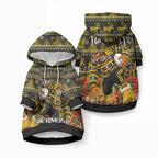 Personalized Richmond Tigers Football Christmas Pet Hoodie Australian Football Mascot - Ugly Xmas Pattern Festive