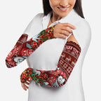Personalized Sydney Swans Football Christmas Arm Sleeves Australian Football Mascot - Ugly Xmas Pattern Festive