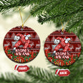 Sydney Swans Football Christmas Ceramic Ornament Australian Football Mascot - Ugly Xmas Pattern Festive