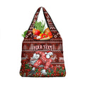 Personalized Sydney Swans Football Christmas Grocery Bag Australian Football Mascot - Ugly Xmas Pattern Festive