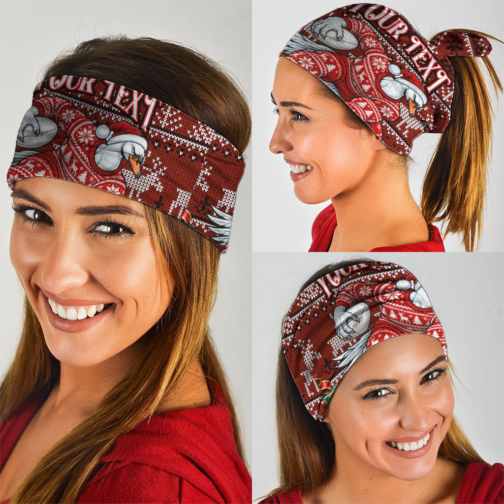 Personalized Sydney Swans Football Christmas Neck Gaiter Australian Football Mascot - Ugly Xmas Pattern Festive