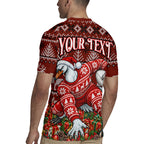 Personalized Sydney Swans Football Christmas Rugby Jersey Australian Football Mascot - Ugly Xmas Pattern Festive