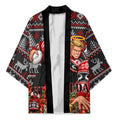 Personalized St Kilda Football Christmas Kimono Australian Football Mascot - Ugly Xmas Pattern Festive