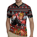 Personalized St Kilda Football Christmas Rugby Jersey Australian Football Mascot - Ugly Xmas Pattern Festive