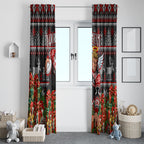Personalized St Kilda Football Christmas Window Curtain Australian Football Mascot - Ugly Xmas Pattern Festive