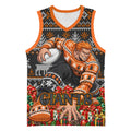 Personalized Giants Football Christmas Basketball Jersey Australian Football Mascot - Ugly Xmas Pattern Festive