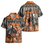 Personalized Giants Football Christmas Kid Hawaiian Shirt Australian Football Mascot - Ugly Xmas Pattern Festive