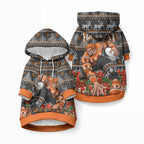 Personalized Giants Football Christmas Pet Hoodie Australian Football Mascot - Ugly Xmas Pattern Festive