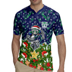 Personalised New Zealand Warriors Rugby Christmas Rugby Jersey Santa Rugby Mascot - Pine Wreath Festive