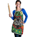 Personalized Penrith Panthers Apron Aboriginal Pattern with Graffiti Style Design