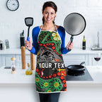Personalized Penrith Panthers Apron Aboriginal Pattern with Graffiti Style Design