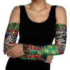 Personalized Penrith Panthers Arm Sleeves Aboriginal Pattern with Graffiti Style Design