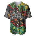 Personalized Penrith Panthers Baseball Jersey Aboriginal Pattern with Graffiti Style Design