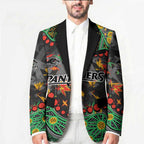 Personalized Penrith Panthers Blazer Aboriginal Pattern with Graffiti Style Design