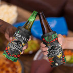 Personalized Penrith Panthers 4 in 1 Can Cooler Tumbler Aboriginal Pattern with Graffiti Style Design
