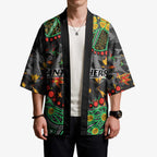 Personalized Penrith Panthers Kimono Aboriginal Pattern with Graffiti Style Design