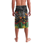 Personalized Penrith Panthers Lavalava Aboriginal Pattern with Graffiti Style Design
