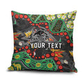 Personalized Penrith Panthers Pillow Cover Aboriginal Pattern with Graffiti Style Design