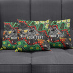 Personalized Penrith Panthers Pillow Cover Aboriginal Pattern with Graffiti Style Design
