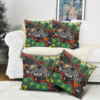 Personalized Penrith Panthers Pillow Cover Aboriginal Pattern with Graffiti Style Design