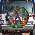 Personalized Penrith Panthers Spare Tire Cover Aboriginal Pattern with Graffiti Style Design