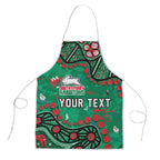 Personalized South Sydney Rabbitohs Apron Aboriginal Pattern with Graffiti Style Design