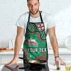 Personalized South Sydney Rabbitohs Apron Aboriginal Pattern with Graffiti Style Design