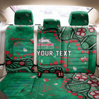 Personalized South Sydney Rabbitohs Back Car Seat Cover Aboriginal Pattern with Graffiti Style Design