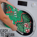 Personalized South Sydney Rabbitohs Bathroom Set Aboriginal Pattern with Graffiti Style Design