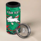 Personalized South Sydney Rabbitohs 4 in 1 Can Cooler Tumbler Aboriginal Pattern with Graffiti Style Design