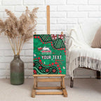 Personalized South Sydney Rabbitohs Canvas Wall Art Aboriginal Pattern with Graffiti Style Design