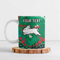 Personalized South Sydney Rabbitohs Ceramic Mug Aboriginal Pattern with Graffiti Style Design