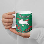 Personalized South Sydney Rabbitohs Ceramic Mug Aboriginal Pattern with Graffiti Style Design