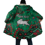 Personalized South Sydney Rabbitohs Cloak Aboriginal Pattern with Graffiti Style Design