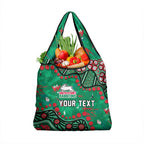 Personalized South Sydney Rabbitohs Grocery Bag Aboriginal Pattern with Graffiti Style Design