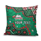 Personalized South Sydney Rabbitohs Pillow Cover Aboriginal Pattern with Graffiti Style Design