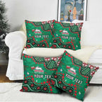 Personalized South Sydney Rabbitohs Pillow Cover Aboriginal Pattern with Graffiti Style Design